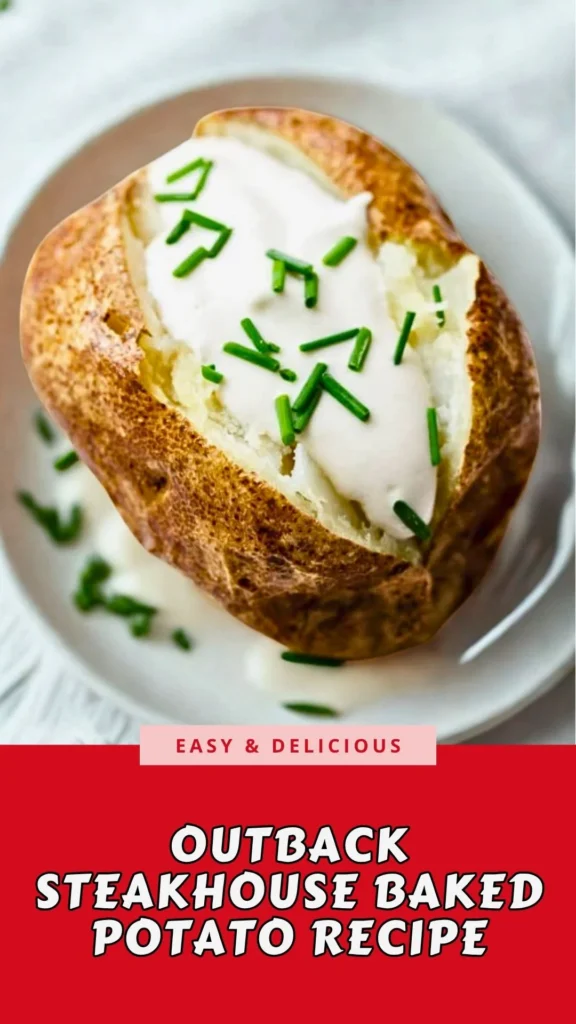 Copycat Outback Steakhouse Baked Potato Recipe
