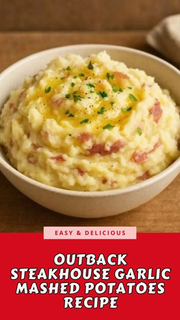 Copycat Outback Steakhouse Garlic Mashed Potatoes Recipe