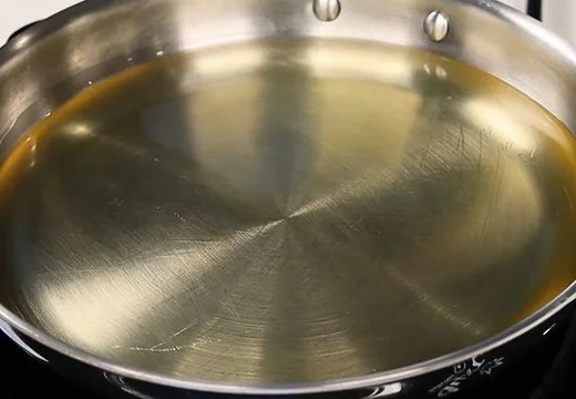 Heat the Oil