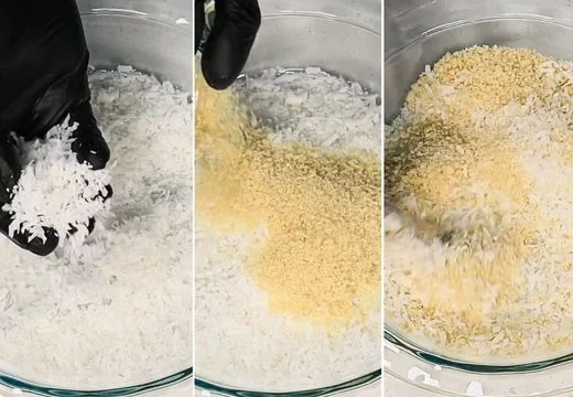Prepare the Coconut Coating