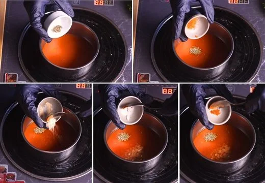 Add the dry spices