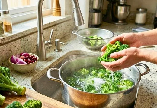Blanch the Broccoli