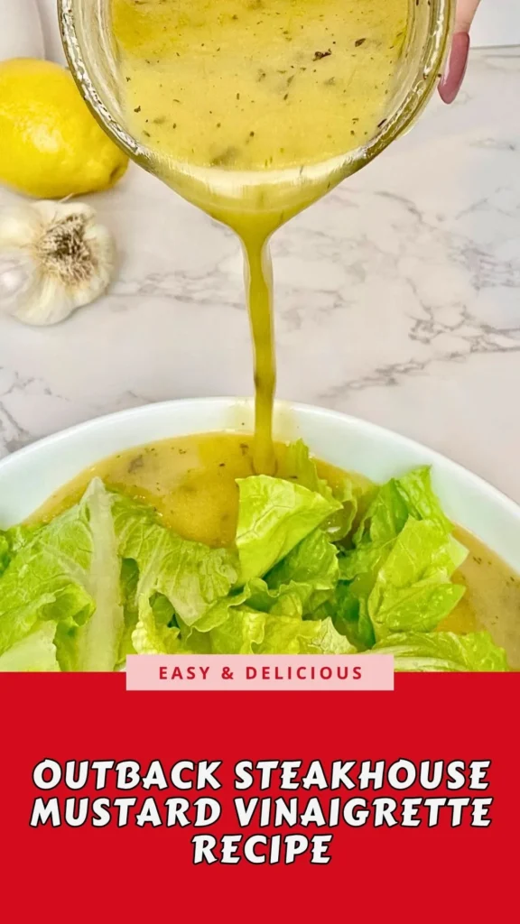 Copycat Outback Steakhouse Mustard Vinaigrette Recipe