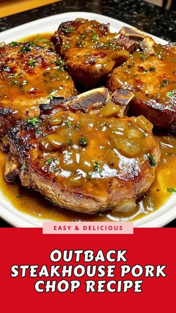 Copycat Outback Steakhouse Pork Chop Recipe