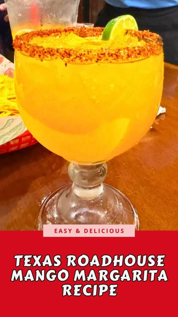 Copycat Texas Roadhouse Mango Margarita Recipe