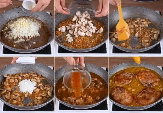 Prepare the Mushroom Onion Gravy