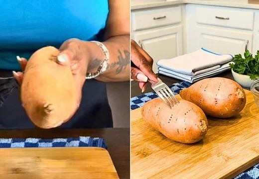 Prepare the Sweet Potatoes