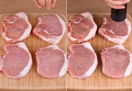 Season the Pork Chops