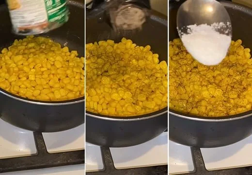 Add the Corn and Seasonings