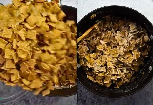 Add the Golden Grahams Cereal