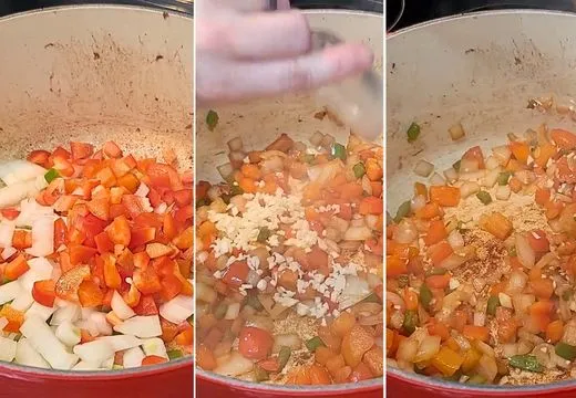 Cooking the Vegetables