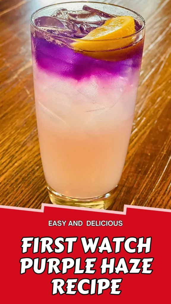 Delicious Recipe of First Watch Purple Haze