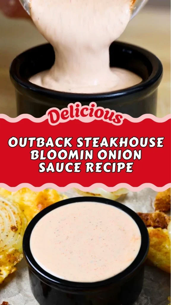 Outback Steakhouse Bloomin Onion Sauce