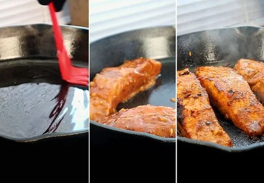 Sear the Salmon