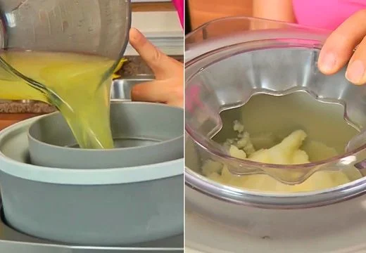 Add the Mixture to the Cuisinart