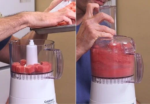 Blend the Frozen Watermelon