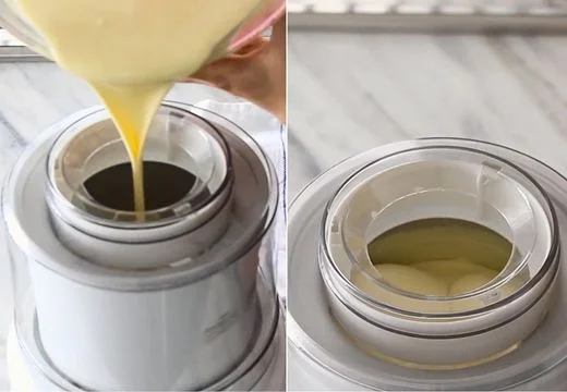 Churn in the Cuisinart Ice Cream Maker