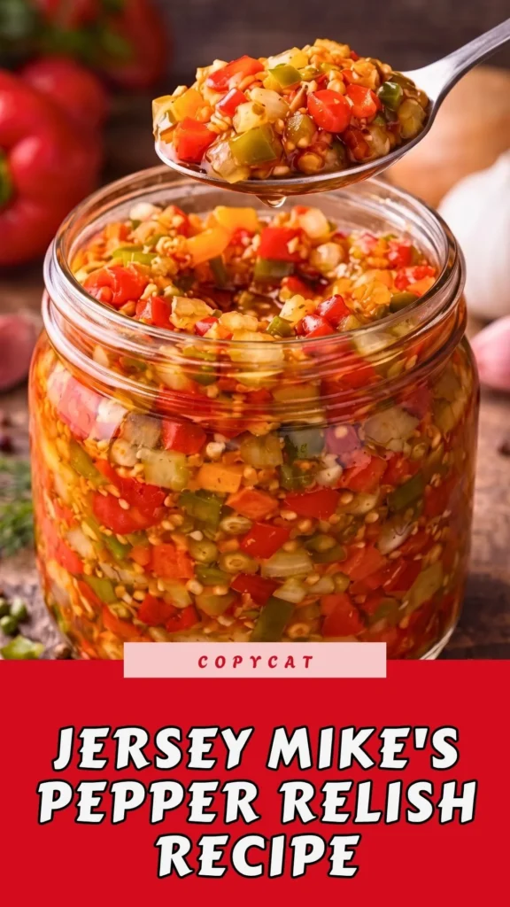Copycat Jersey Mikes Pepper Relish Recipe