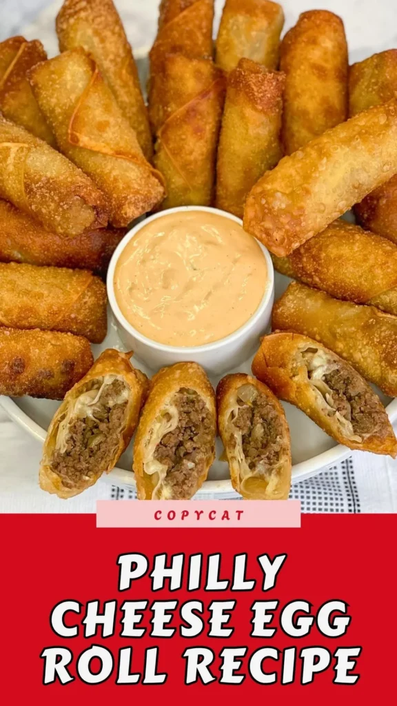 Copycat Philly Cheese Egg Roll Recipe