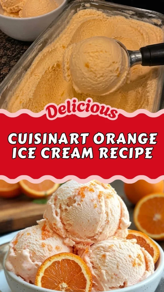 Cuisinart Orange Ice Cream