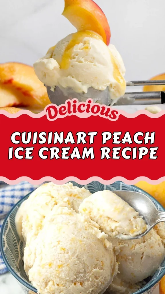 Cuisinart Peach Ice Cream