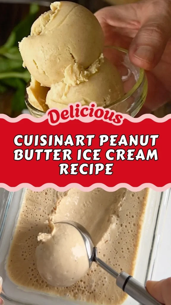 Cuisinart Peanut Butter Ice Cream
