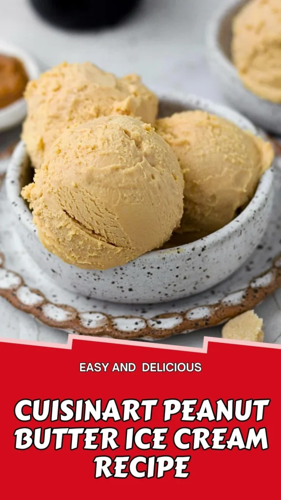 Delicious Recipe of Cuisinart Peanut Butter Ice Cream