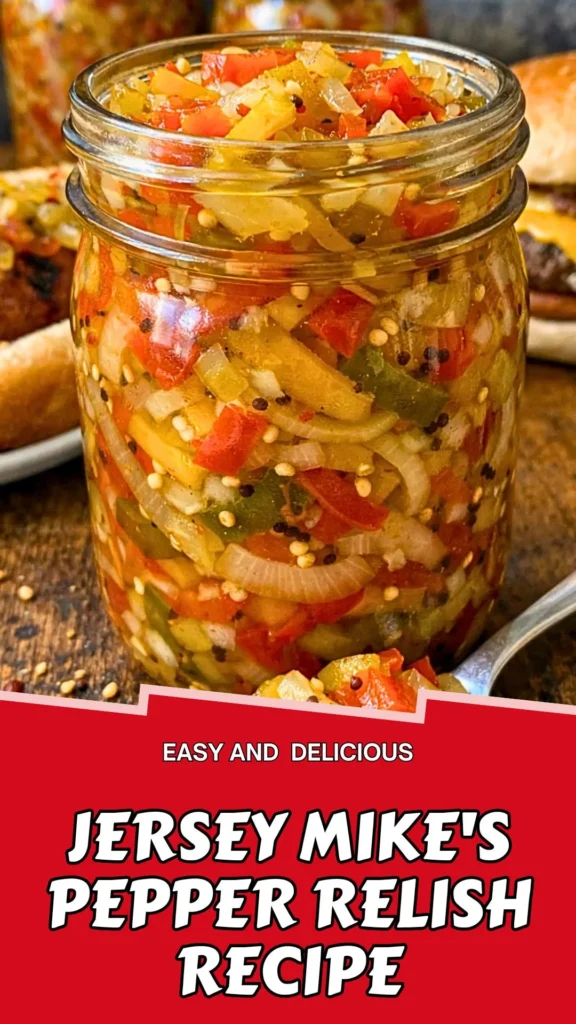 Delicious Recipe of Jersey Mikes Pepper Relish