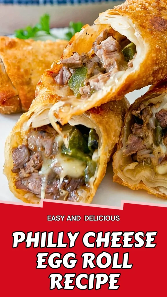 Delicious Recipe of Philly Cheese Egg Roll
