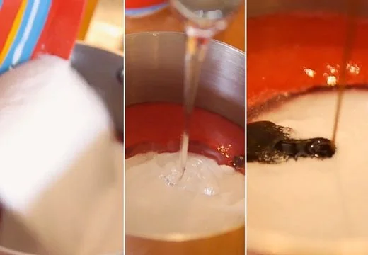 Make the Raspberry Syrup