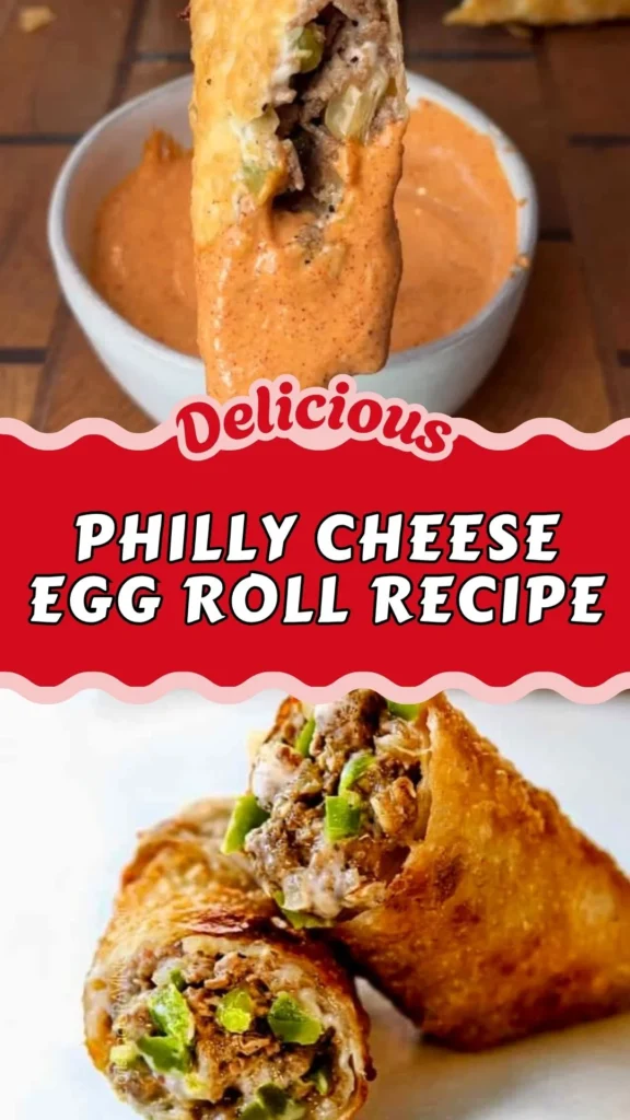 Philly Cheese Egg Roll
