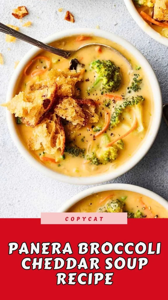 Copycat Panera Broccoli Cheddar Soup Recipe