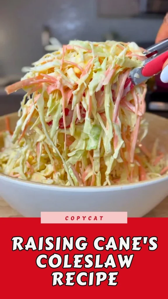 Copycat Raising Canes Coleslaw Recipe
