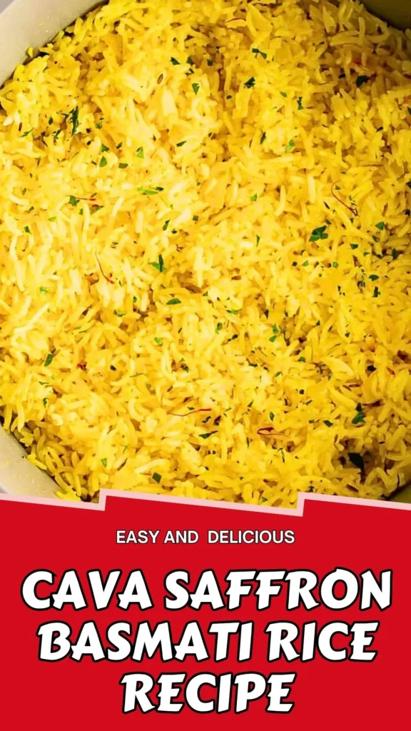 Delicious Recipe of Cava Saffron Basmati Rice