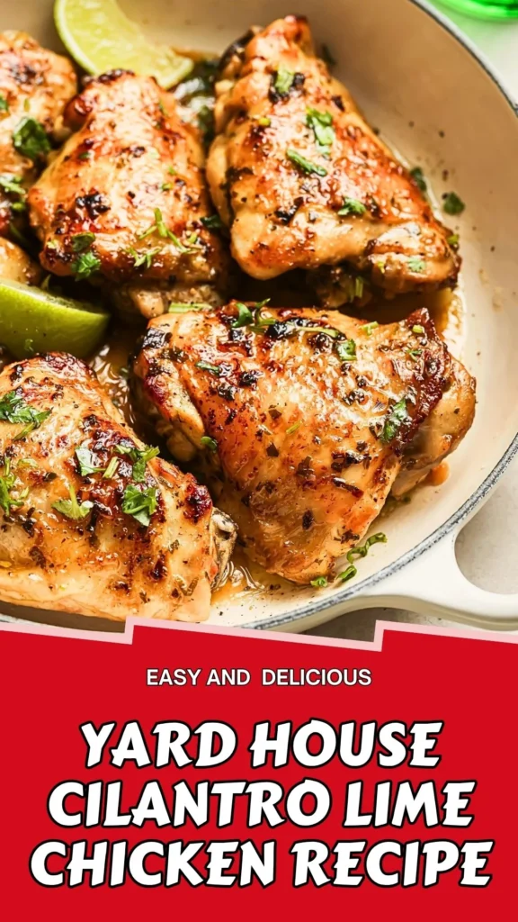Delicious Recipe of Yard House Cilantro Lime Chicken