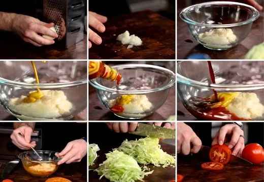 Make the Special Sauce and Prepare the Toppings