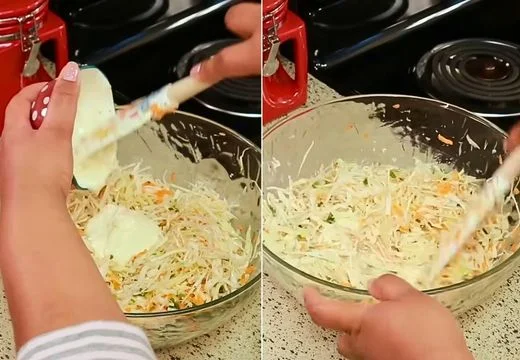 Mix in the Mayonnaise