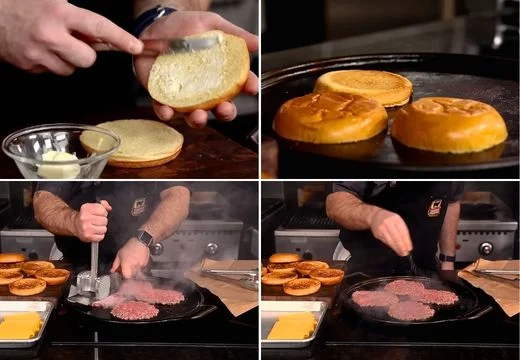 Toast the Buns and Smash the Patties