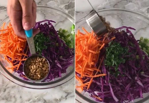 Add the Sunflower Seeds