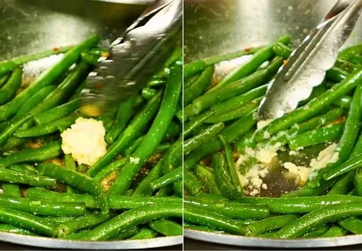 Add the fresh garlic