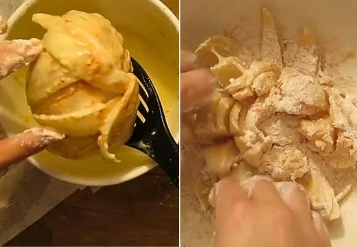 Coat the Onion Twice