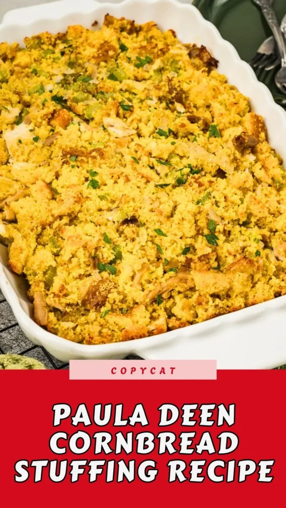 Copycat Paula Deen Cornbread Stuffing Recipe